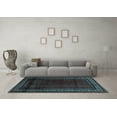 thumbnail image 3 of Ahgly Company Indoor Rectangle Persian Light Blue Traditional Area Rugs, 2' x 4', 3 of 4