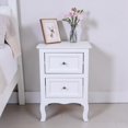 thumbnail image 2 of IVV 2-Drawer Nightstand in White, 15.75"W x 11.81"D x 23.62"H, 2 of 8