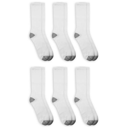 - Athletic Works Men's Odor Resistant Cushion Crew Socks 6 Pack