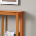 thumbnail image 4 of Kings Brand Furniture - Entryway Table - Narrow Console Table - Console Table with Storage - Hallway Decor - Wood Console Tables for Entryway - Narrow Console Sofa Side Table - Foyer - Honey Ginger, 4 of 5