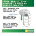 thumbnail image 5 of GreenLighting Marina Solar Post Cap Lights - 4x4 Post Caps Solar Lights for Wood Posts - Outdoor LED Solar Deck Post Lights - Fence Post Lights Solar Powered, 5 of 6