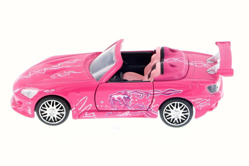 Jada Fast and Furious Suki's Honda S2000 1:32 Diecast Toy Car 97610 Pink 