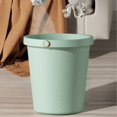thumbnail image 4 of Up to 50% Off Garbage Can Kitchen Hwkond Plastic Thickened Rubbish Bin Household High Value No Lid Kitchen Bathroom Pressure Ring Waste Basket Suitable For Home Kitchen Bathroom Garage, 4 of 7