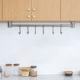 thumbnail image 5 of Stainless Steel Kitchen Hanger Bar with 5 Hooks - Kitchen Hanger Bar Kitchen Hanger Bar Wall Mount, 5 of 5