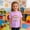 Purple, variant on Cethrio Girls T Shirts, Cotton School Short Sleeve Graphic Tees Summer Tops Purple Size 10