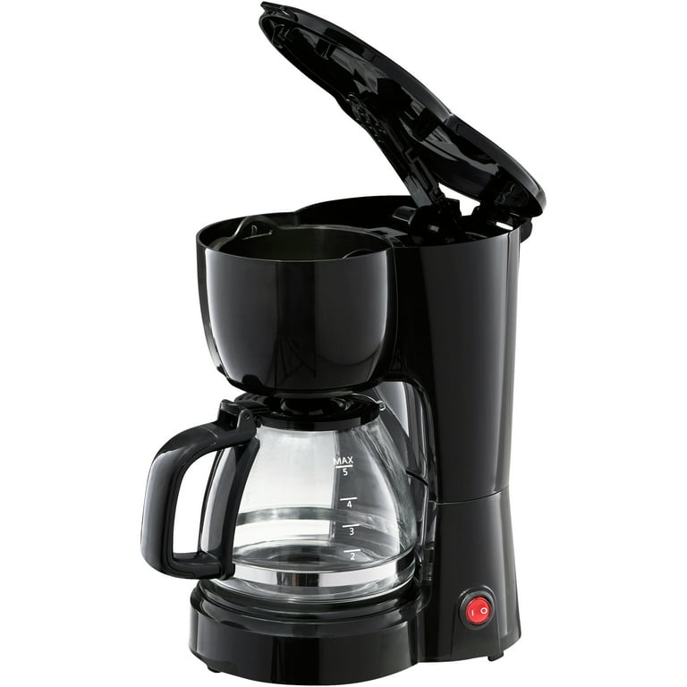 Mainstays 511400 5-Cup Coffee Maker - Black