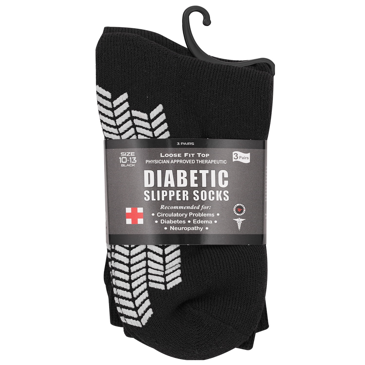 Diabetic Socks Unisex Men's and Women Non Skid Hospital Loose Fitting
