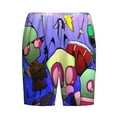 thumbnail image 4 of Alien Invader Zim Men's Short Pajama Pants Lightweight Daily Lounge Shorts Bottoms Sleepwear Cozy Soft Home Pajama Pants Shorts, 4 of 9
