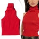 thumbnail image 5 of Figura de acción a escala 1/12, mini muñeca, disfraz para mujer, camiseta sin mangas de moda para 6 pulgadas Rojo, 5 of 8