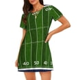 thumbnail image 1 of Disketp American Football Field para Camisón Corto de Manga Corta para Mujeres, Camisón Cómodo con Escote Redondo, Bonito y Confortable, 1 of 6