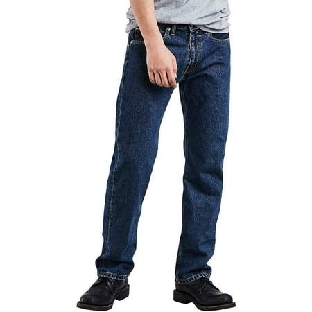 Levi's Boys' 505 Regular Fit Jeans, Dark Sky, Size 10 Husky