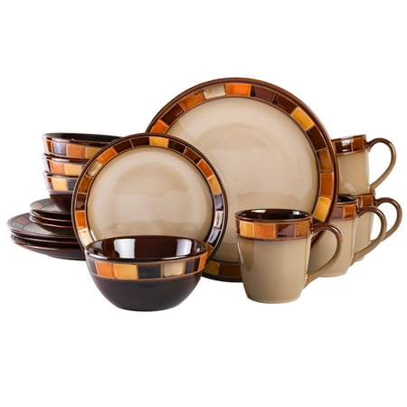 

Elite Casa Azul 16-Piece Dinnerware Set - Blue