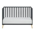 thumbnail image 6 of Oxford Baby Cozy Nest Convertible Island Crib Midnight Slate / Natural, 6 of 14