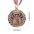 thumbnail image 4 of Medalla Bronce 5 Cm Con Cinta para El Cuello Premios Al Ganador Juegos Pelota, 4 of 4