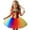 Multicolour, variant on FYEGRE Elegant Kids Circus Clown Dress Tutu Skirt Performance Halloween Party Outfit For Girls Multicolour M