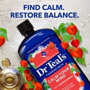 Dr Teal's Calm Your Mind Foaming Bath with Pure Epsom Salt & Ashwagandha, 34 fl oz