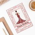 thumbnail image 3 of Elegant Lady Cutting Dies Carbon Steel Die Cuts Stencils Red Wine Women Embossing Scrapbooking Template for Card Making Dance Dinner Party Greeting Invitation Photo Album Gift Decor, 3 of 9