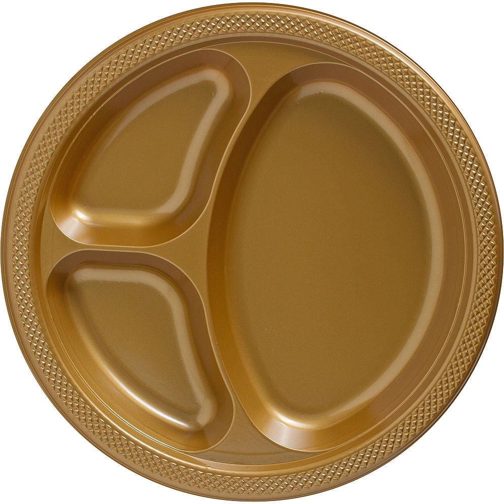 ELEGANI Gold Color Theme Tableware for Special Occasions, Wedding