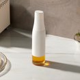 thumbnail image 3 of Nkmbld Seasoning Bottle Oil Can Automatically Open and Close Leak-Proof Household Kitchen Glass Oil Bottle Soy Vinegar Pot Oil Bottle, White, 3 of 8