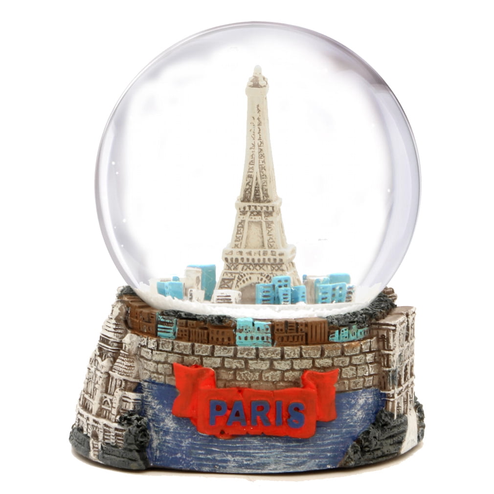 Colorful Paris Snow Globe