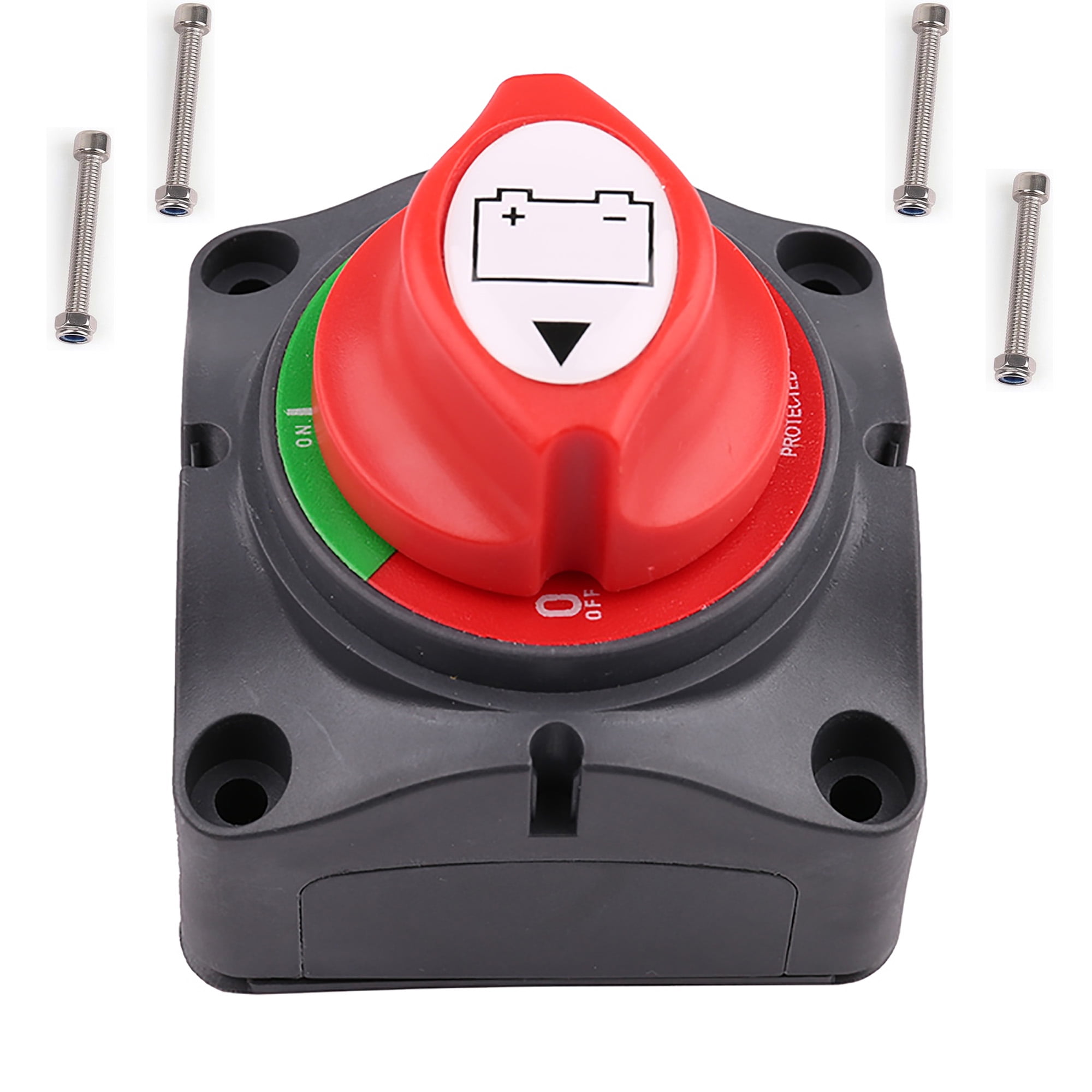 Battery Disconnect Switch Marine Battery Disconnect Switch 6V 12V 24V 48V 275/1250 Amp Battery Kill Switch,Waterproof Heavy Duty Battery Isolator Switch,Cut Off Power for Marine Boat RV ATV Auto Truck 