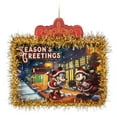 thumbnail image 2 of Disney Parks Good Tiding Holiday Mickey Minnie Santa Sleigh Ornament New w Tag, 2 of 3