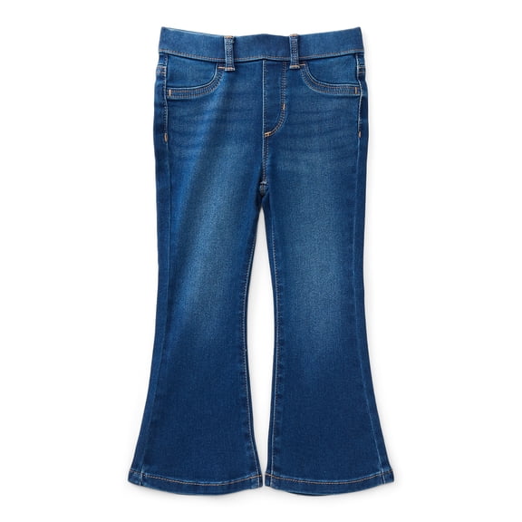 Wonder Nation Baby and Toddler Girls Flare Jegging Jeans, Sizes 12M-5T