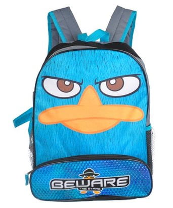 Backpack - Phineas and Ferb - Agent P Gray New 329098