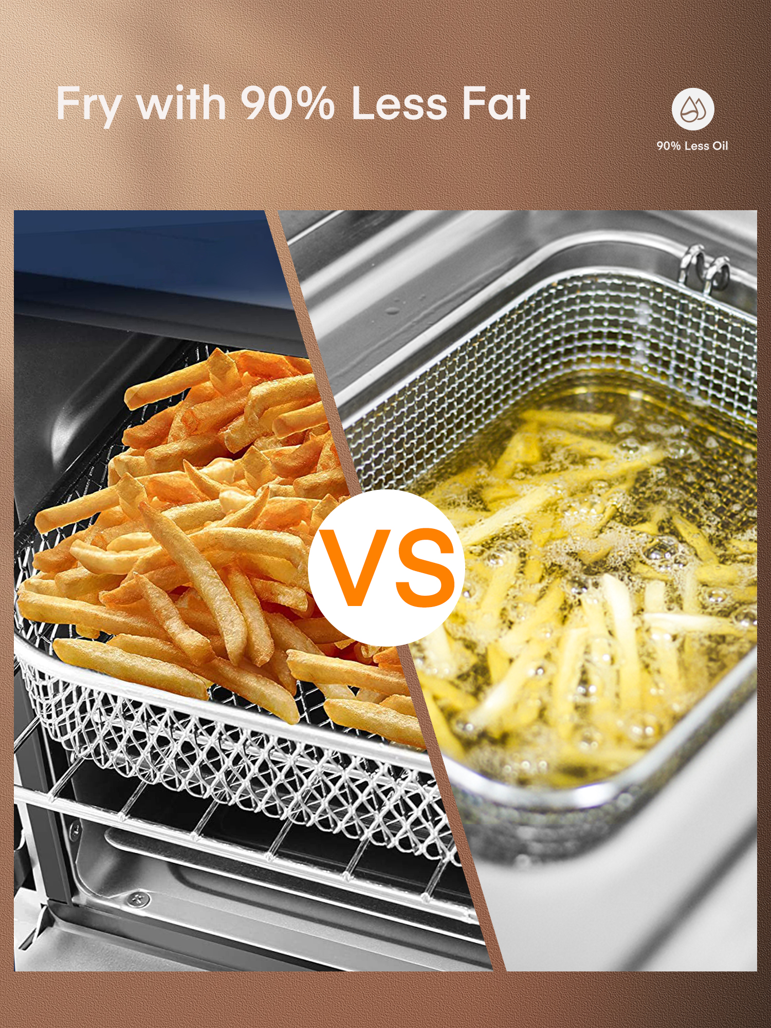 aicook air fryer toaster oven 23l