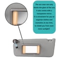 thumbnail image 3 of Sun Visor Replacement Fit For Honda Accord 2008-2017, OE:83280-TA5-A51ZA, Driver Left & Passenger Right Side, Sun Visor With Mirror And Light-beige-right, 3 of 6