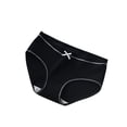 thumbnail image 2 of Qarigey Ropa interior elástica para mujer, calzoncillos de algodón para niña, bragas transpirables que absorben la humedad, ropa interior diaria Ropa interior negro SG Qarigey AP000432-12, 2 of 6