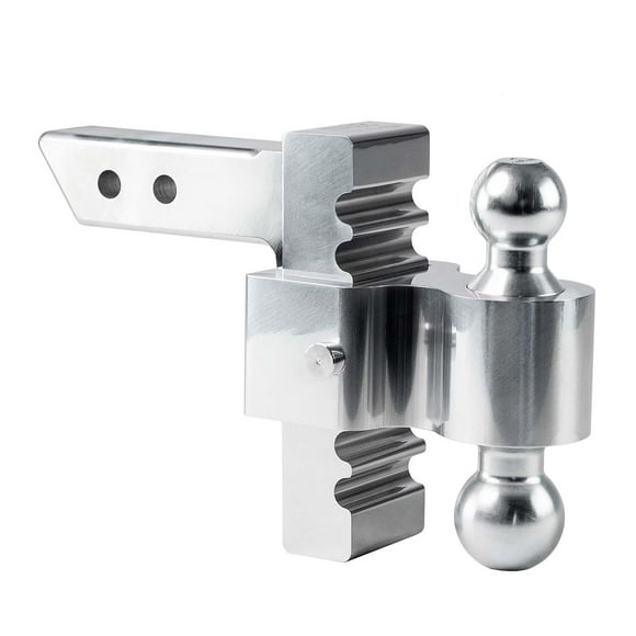 Andersen Manufacturing 3411 Rapid Hitch - 6" Drop/Rise with Plated Steel Combo Ball (1-7/8" x 2")