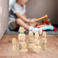 thumbnail image 1 of Clasificación de madera Apilamiento Piedra de equilibrio Montessori Colorido Aprendizaje preescolar Bloques de construcción Juego de apilamiento para Niñas 3 años para Estilo E Hugo Juguetes de bloques apilables, 1 of 10