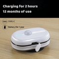 thumbnail image 3 of Tuya ZigBee PIR Sensor Wireless Rechargeable Home Infrared Detector for Mobile APP Home Security Alarm System,1 * Human body sensor detector,White, 3 of 6