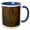 Blue/White, variant on 3drose, Macro Photograph of a Tall Red Canna Lily Leaf., 11oz Mug