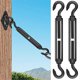 thumbnail image 2 of 2PCS M8 Hook & Hook Turnbuckle 304 Stainless Steel, 2 of 5