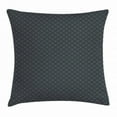 thumbnail image 1 of Fleur De Lis Throw Pillow Cushion Cover, Floral Ornament with Diagonal Ancient Heraldic Symbol Checkered Pattern, Decorative Square Accent Pillow Case, 24 X 24 Inches, Grey Pale Yellow, by Ambesonne, 1 of 2