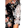 thumbnail image 4 of Pompotops T-Shirt Blouse à Manches Courtes Col en V Mode Imprimée pour Femmes, 4 of 9