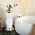 thumbnail image 1 of NIMOA Single Lever Mixing Faucet-Floral Pattern Single Lever Mixing Faucet Cold/Hot Water Faucet for Bathroom Sink(??), 1 of 7