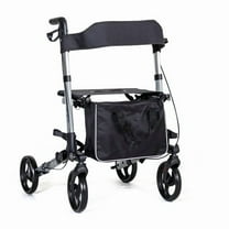 XgoodX EC X Cruise walker folding lightweight 4 wheel rollator walking frame with seat