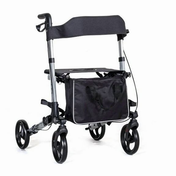 XgoodX EC X Cruise walker folding lightweight 4 wheel rollator walking frame with seat