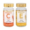 thumbnail image 1 of JUVETERNAL D&uacute;o C&aacute;psulas Faciales Vitamina E + C&aacute;psulas Faciales Vitamina C, 90 c&aacute;psulas c/u, Antioxidante, Luminosidad y Protecci&oacute;n para tu Piel, 1 of 9