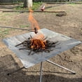 thumbnail image 4 of TFixol Foyer Pliable Compact en Acier Inoxydable pour Camping Extérieur, Barbecue de Jardin et Rassemblements de Jardin - Taille Moyenne 42x42x32cm (201 Maille), 4 of 7
