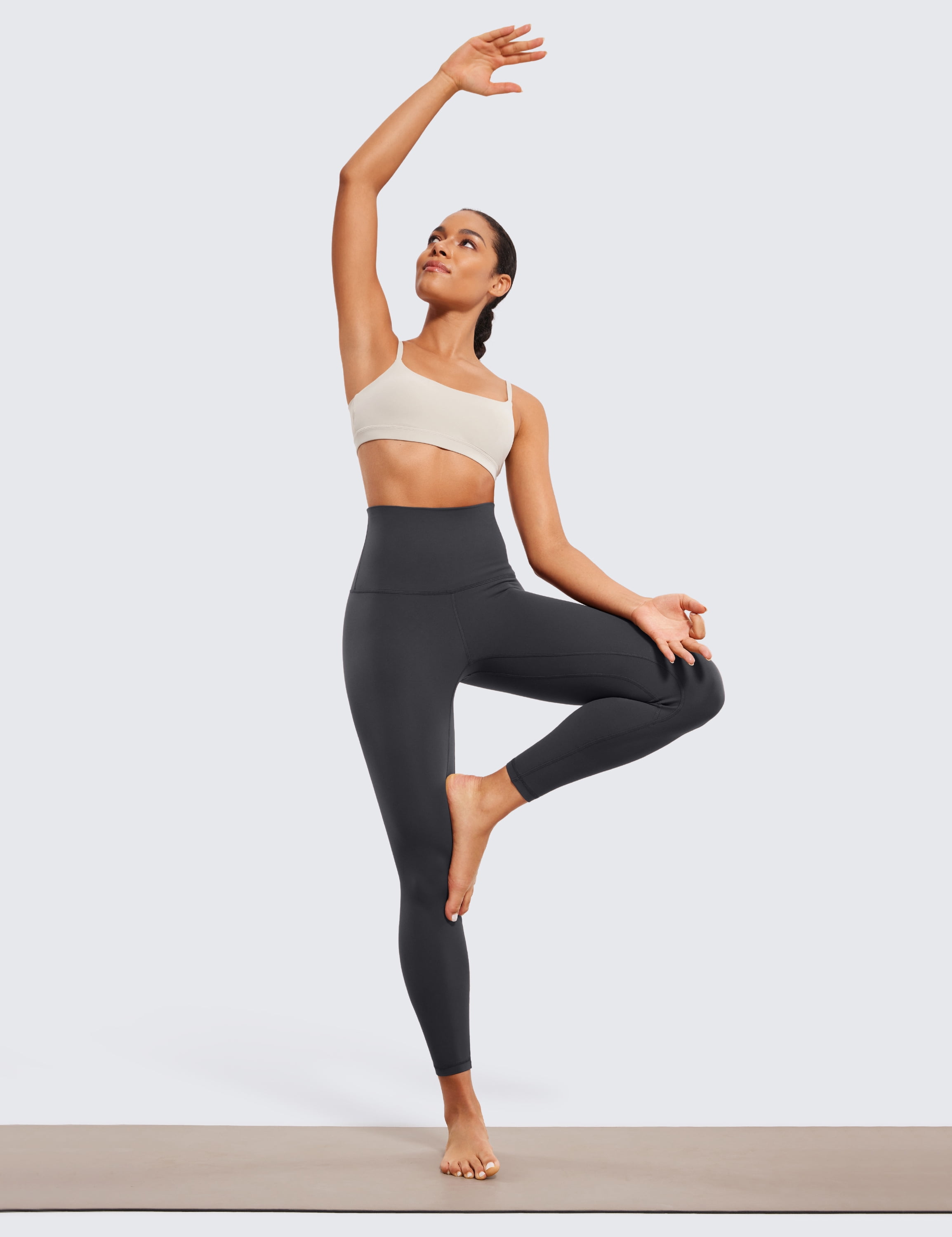 CRZ YOGA Super High Waisted Butterluxe Yoga Pants 25 Inches Workout Leggings for Women