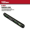 thumbnail image 2 of Hyper Tough 9-inch 3 Vial Solid Aluminum Torpedo Level, 2 of 13