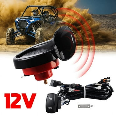 UTV/ATV Horn Kit with Toggle Switch for Pioneer, RZR, 12V