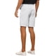 thumbnail image 3 of Pantalones cortos de verano de corte regular para hombre INSPIRE CHIC a rayas 28 Blanco, 3 of 6