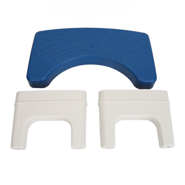 Taburete de Inodoro Taburete de Inodoro Engrosado Taburete de pie para Caca en Cuclillas Superficie Antideslizante Taburete de Inodoro en Cuclillas Estable y Resistente Azul