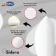 thumbnail image 4 of Almohada Selther Sidera Memory Foam Innovación Para Descanso, 4 of 5
