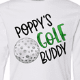 thumbnail image 4 of Inktastic Poppy's Golf Buddy with Golf Ball Long Sleeve Youth T-Shirt, 4 of 5